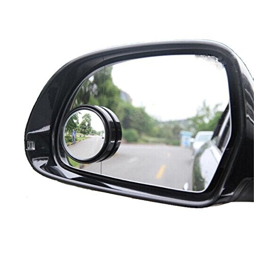 Universal Wide Angle Car Blind Spot Convex Side Mirror Circle Pair