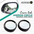 Universal Wide Angle Car Blind Spot Convex Side Mirror Circle Pair