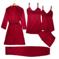 Luxury Imported Satin Jersey Silk Nighty Bridal Set